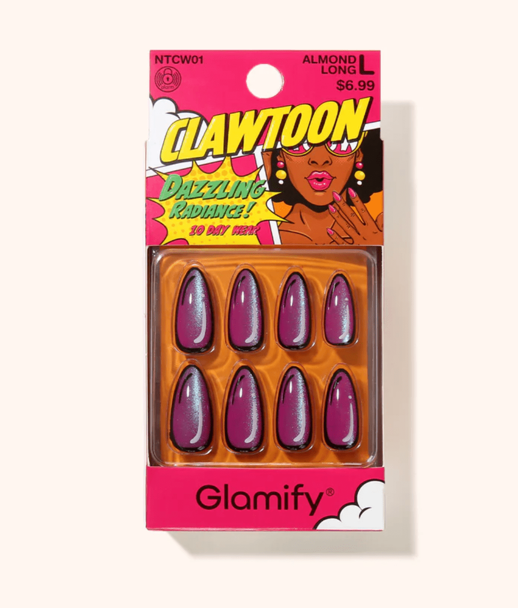 Poppy & Ivy Clawtoon Press On Nails – Almond Long - Beauty Exchange Beauty Supply