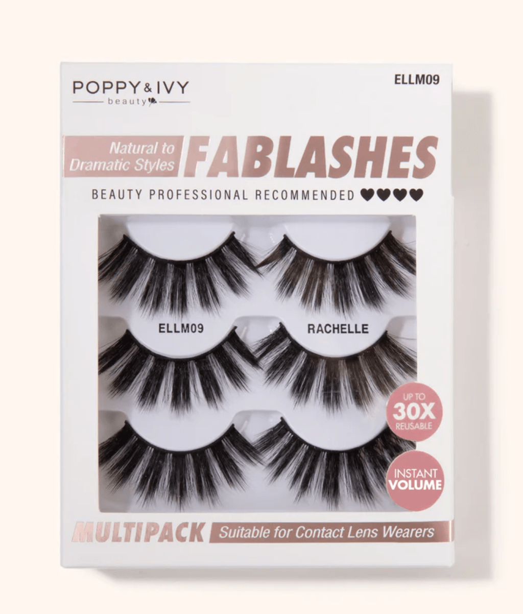 Poppy & Ivy Fablashes Multipack - 3 Pairs - Beauty Exchange Beauty Supply