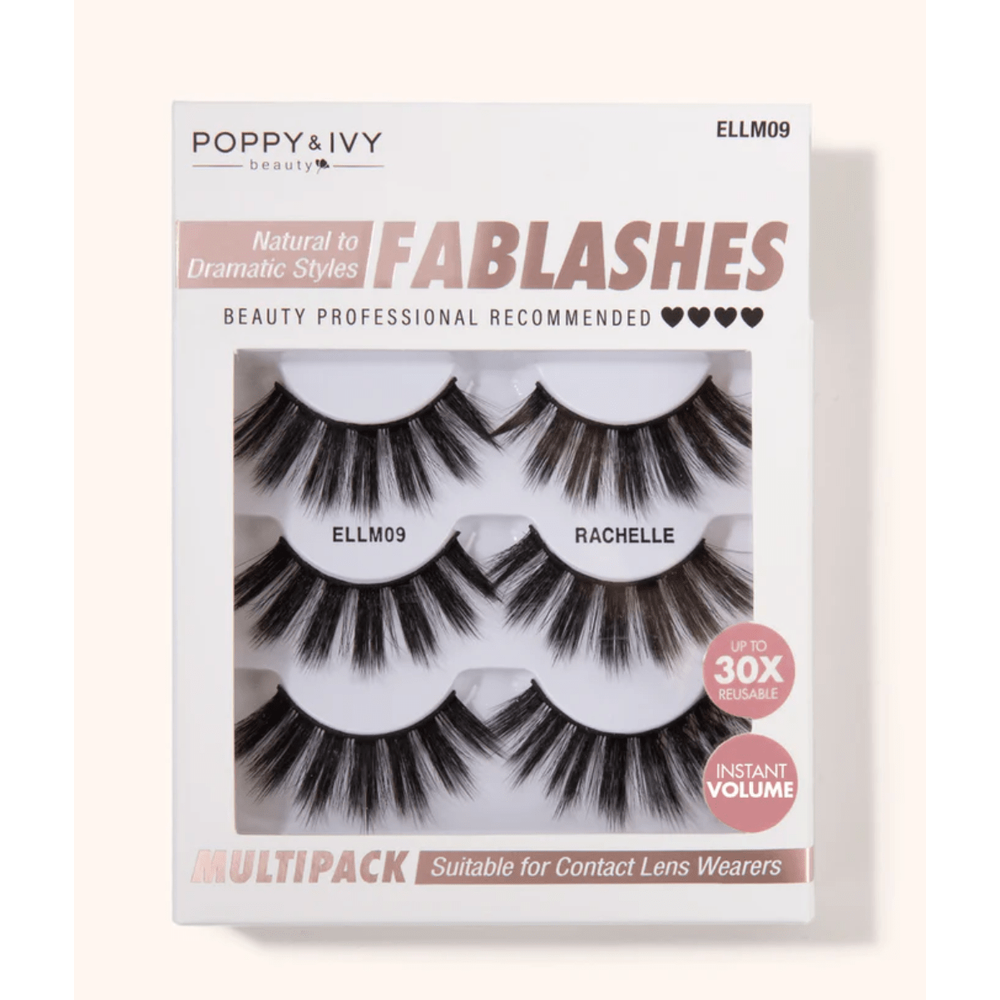 Poppy & Ivy Fablashes Multipack - 3 Pairs - Beauty Exchange Beauty Supply