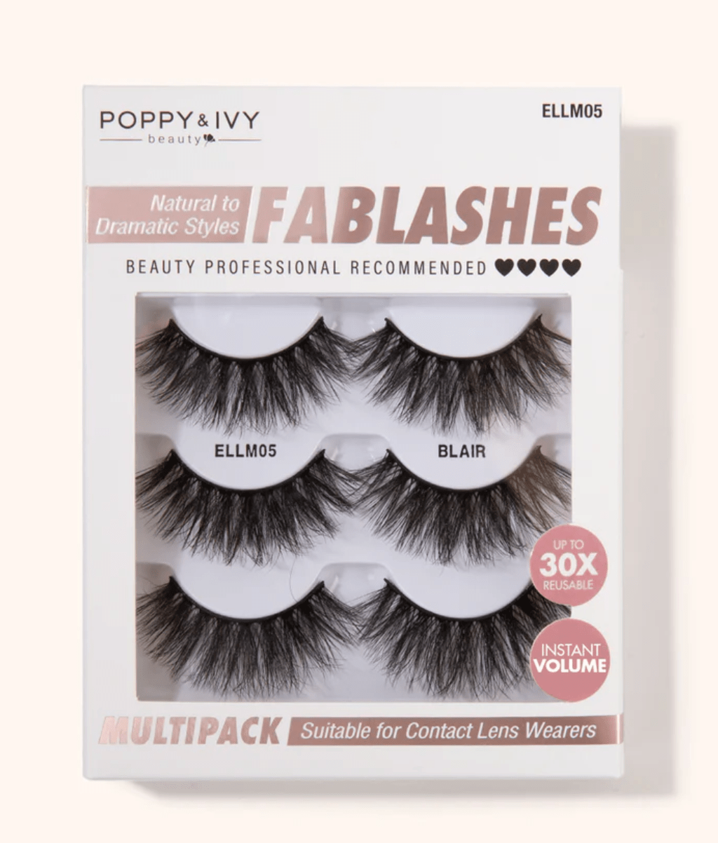 Poppy & Ivy Fablashes Multipack - 3 Pairs - Beauty Exchange Beauty Supply
