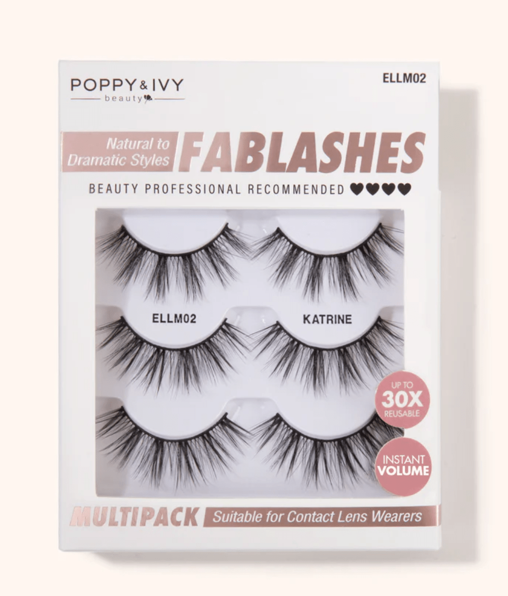 Poppy & Ivy Fablashes Multipack - 3 Pairs - Beauty Exchange Beauty Supply