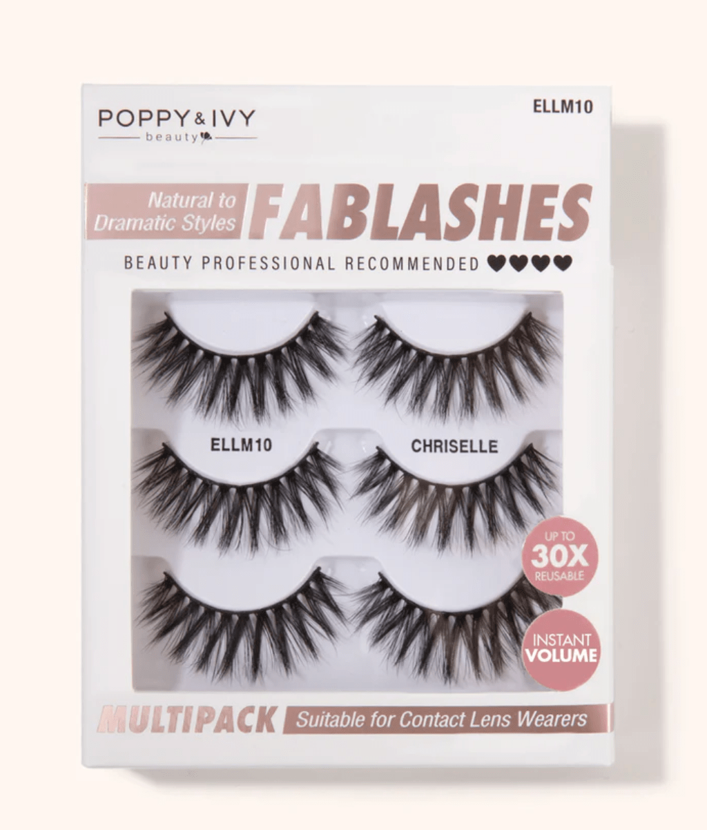 Poppy & Ivy Fablashes Multipack - 3 Pairs - Beauty Exchange Beauty Supply
