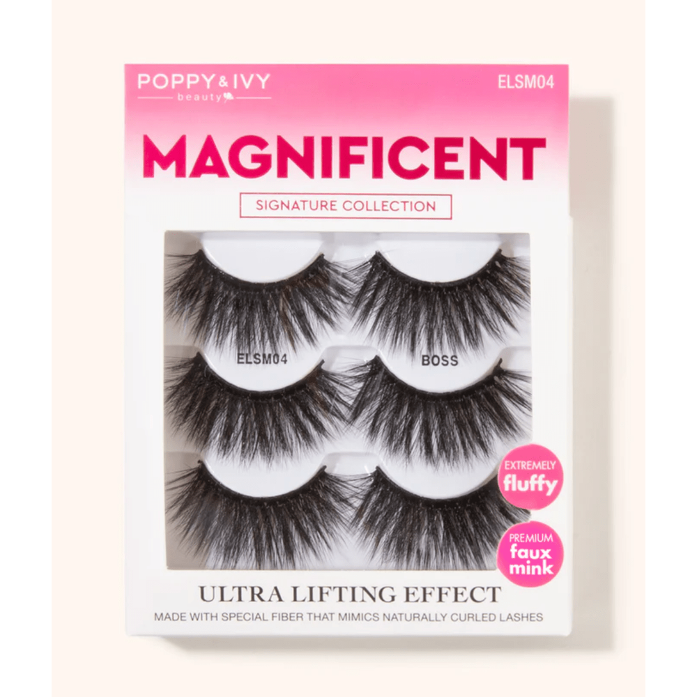 Poppy & Ivy Magnificent 10D Lash Multipack – 3 Pairs - Beauty Exchange Beauty Supply