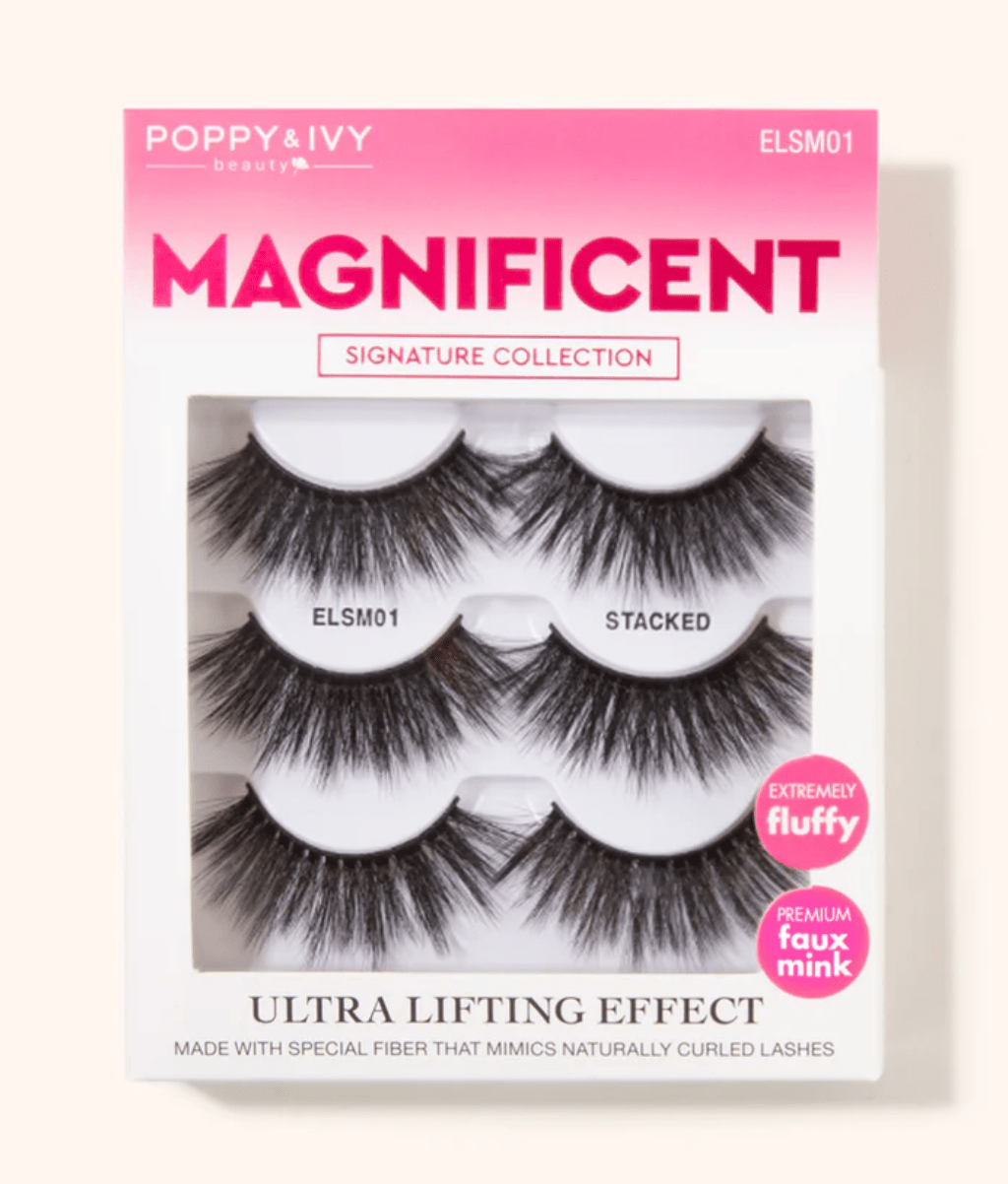 Poppy & Ivy Magnificent 10D Lash Multipack – 3 Pairs - Beauty Exchange Beauty Supply