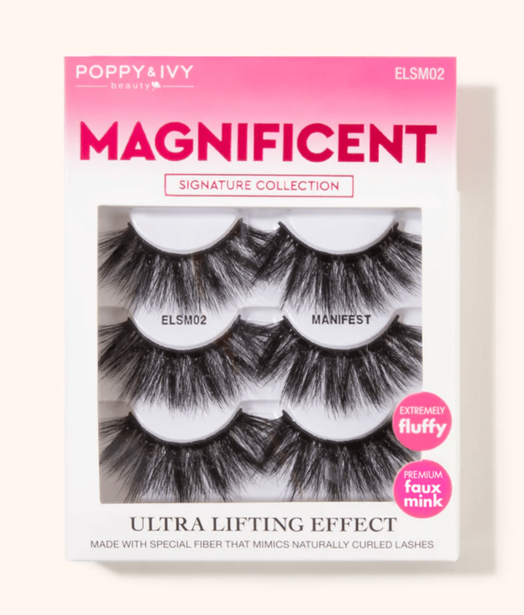 Poppy & Ivy Magnificent 10D Lash Multipack – 3 Pairs - Beauty Exchange Beauty Supply