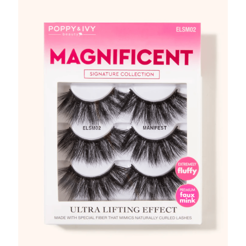 Poppy & Ivy Magnificent 10D Lash Multipack – 3 Pairs - Beauty Exchange Beauty Supply