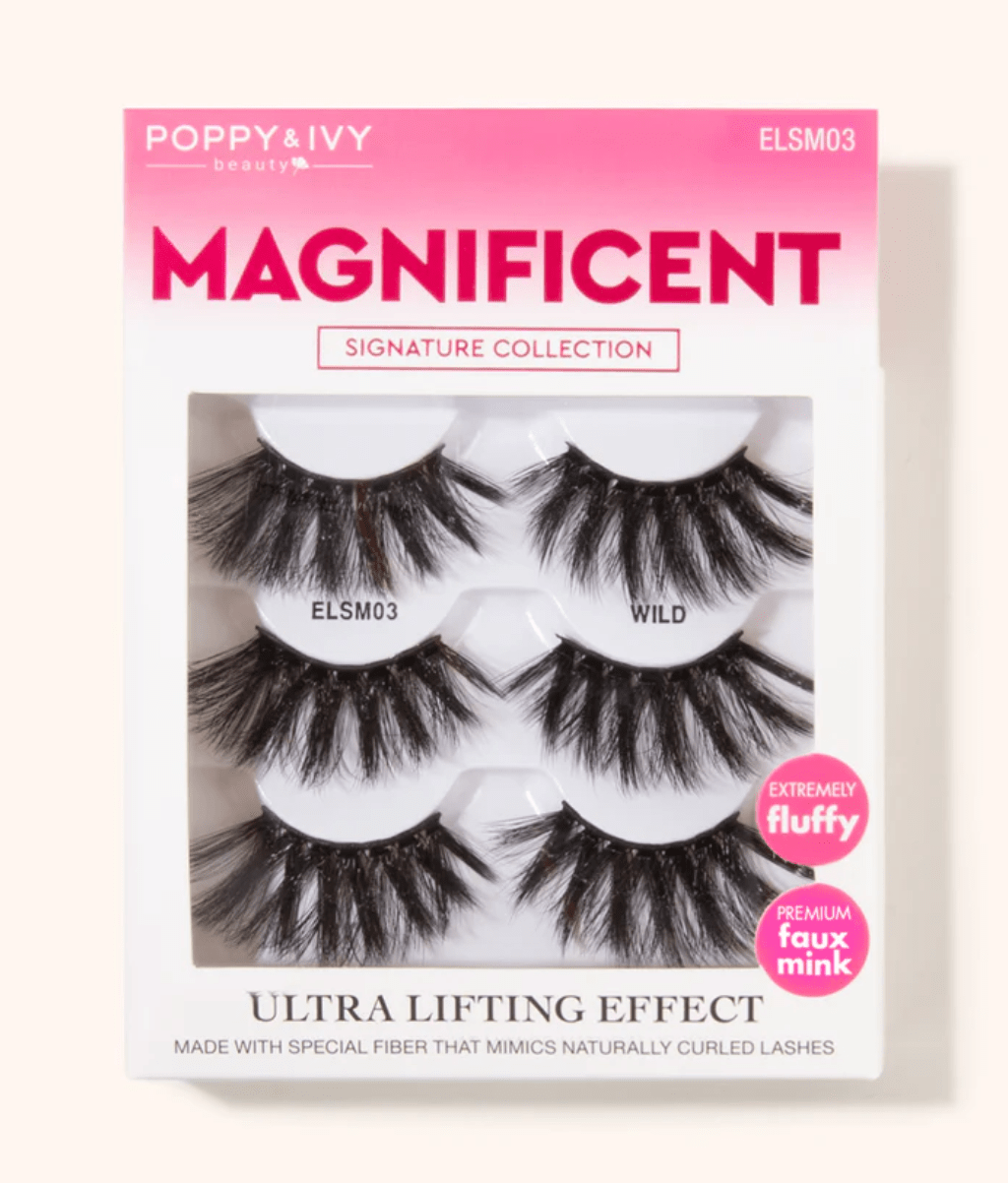 Poppy & Ivy Magnificent 10D Lash Multipack – 3 Pairs - Beauty Exchange Beauty Supply