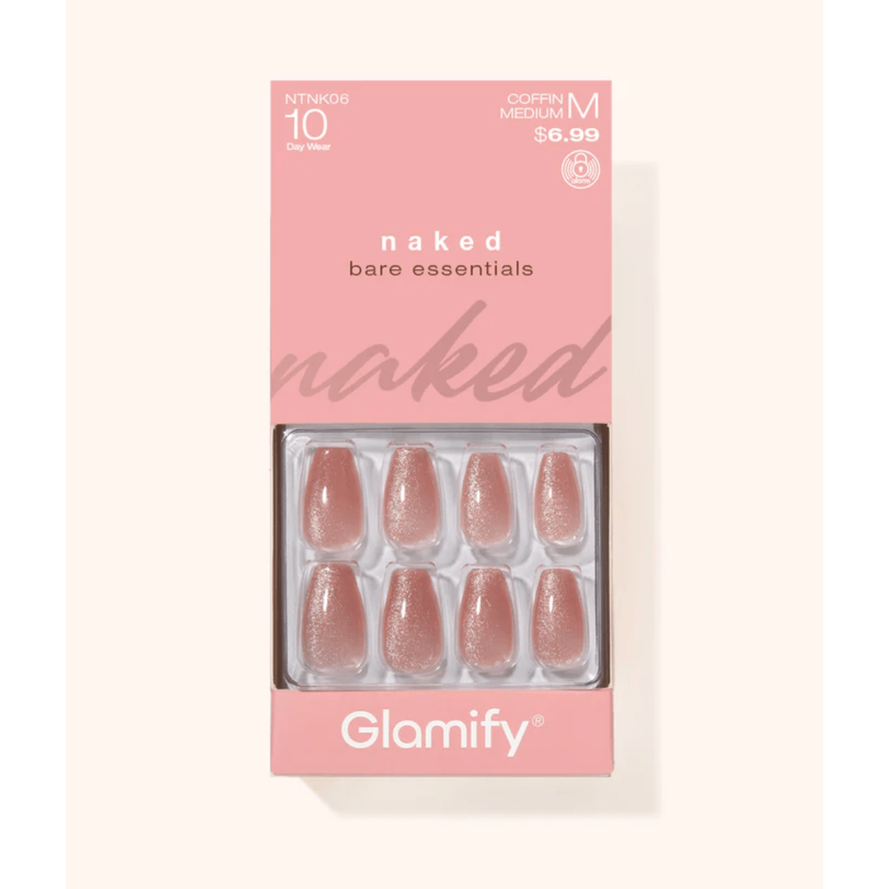 Poppy & Ivy Naked Press On Nails – Natural Nude - Beauty Exchange Beauty Supply