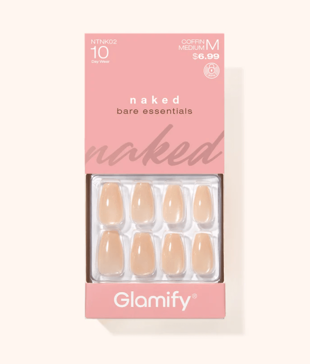 Poppy & Ivy Naked Press On Nails – Natural Nude - Beauty Exchange Beauty Supply