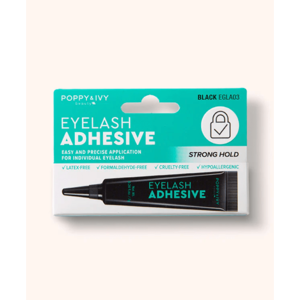 Poppy & Ivy Tube Lash Adhesive Black & Clear - 7g - Beauty Exchange Beauty Supply