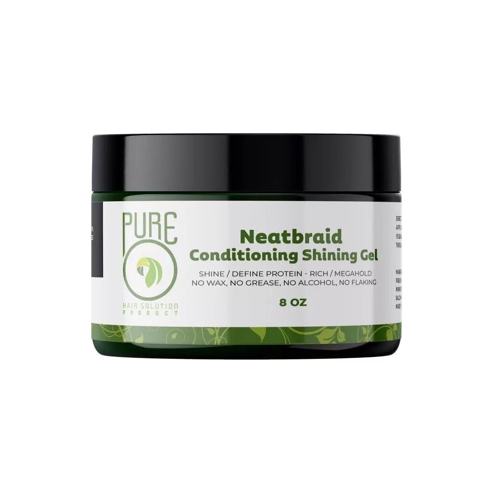 PureO Natural Neatbraid Conditioning Shining Hair Gel - Beauty Exchange Beauty Supply