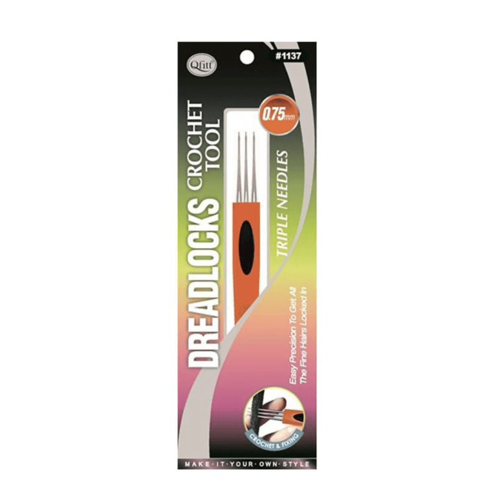 Qfitt Dreadlocks Crochet Tool – Triple Needle for Faster Locing, Tight Grip & Durable Build | Tool 1137 | - Beauty Exchange Beauty Supply