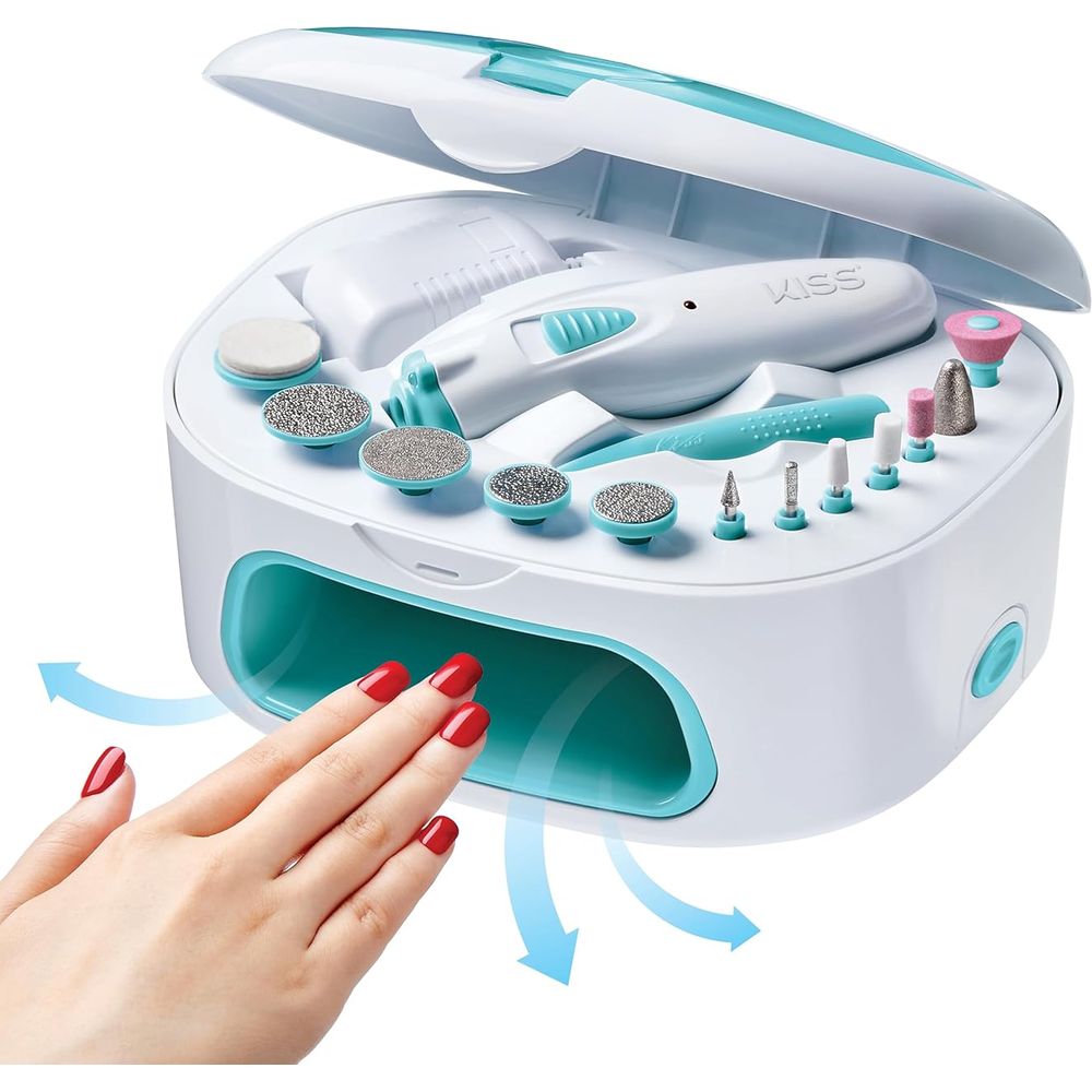 KISS Power File X Nail Dryer - 16 Pc Set
