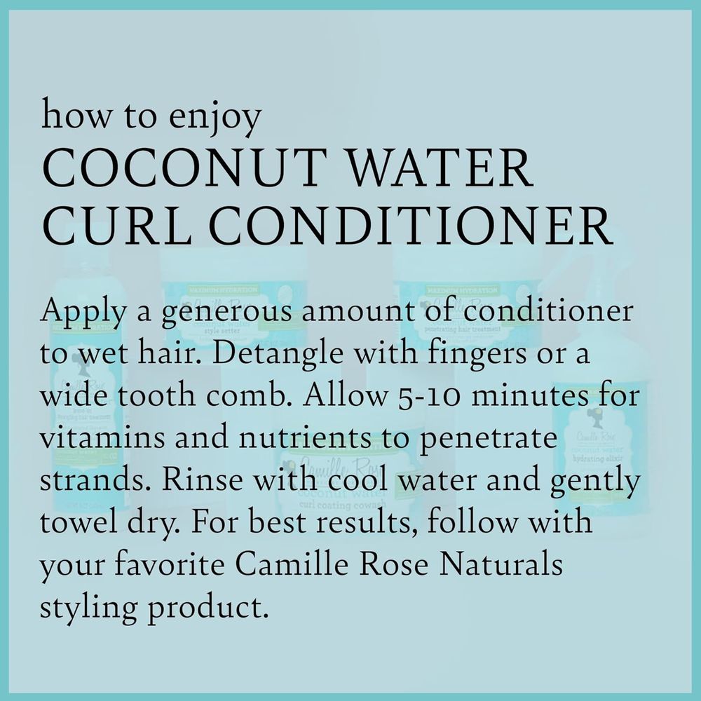 Camille Rose Coconut Water Curl Conditioner - 12 oz