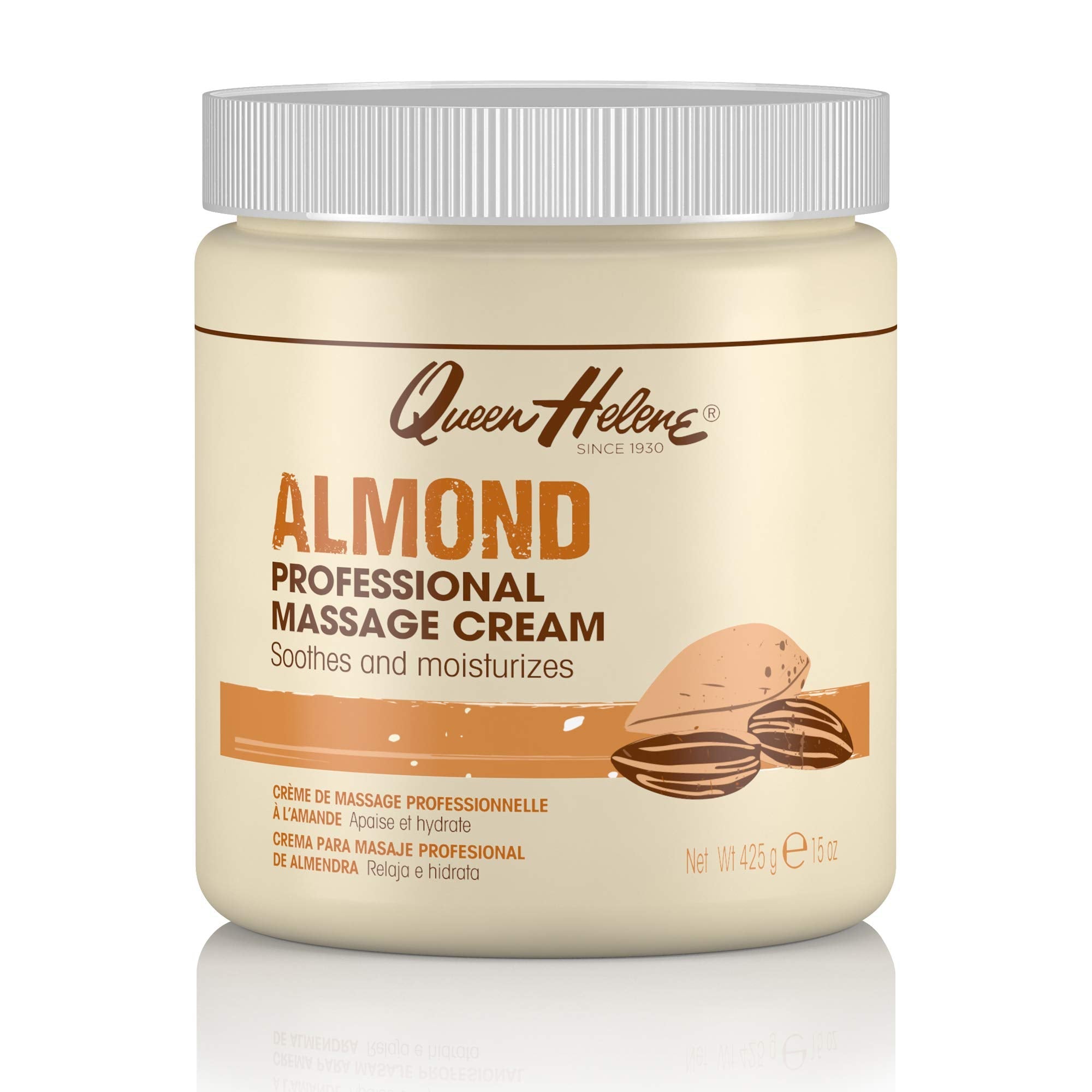 Queen Helene Almond & Cucumber Massage Cream โ 15 oz - Beauty Exchange Beauty Supply