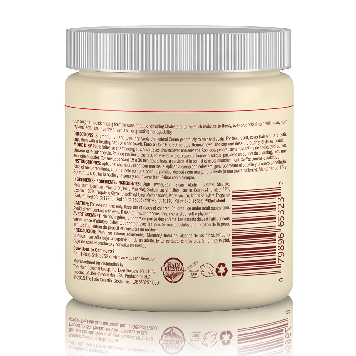 Queen Helene Cholesterol Hair Conditioning Cream – 15 oz - Beauty Exchange Beauty Supply