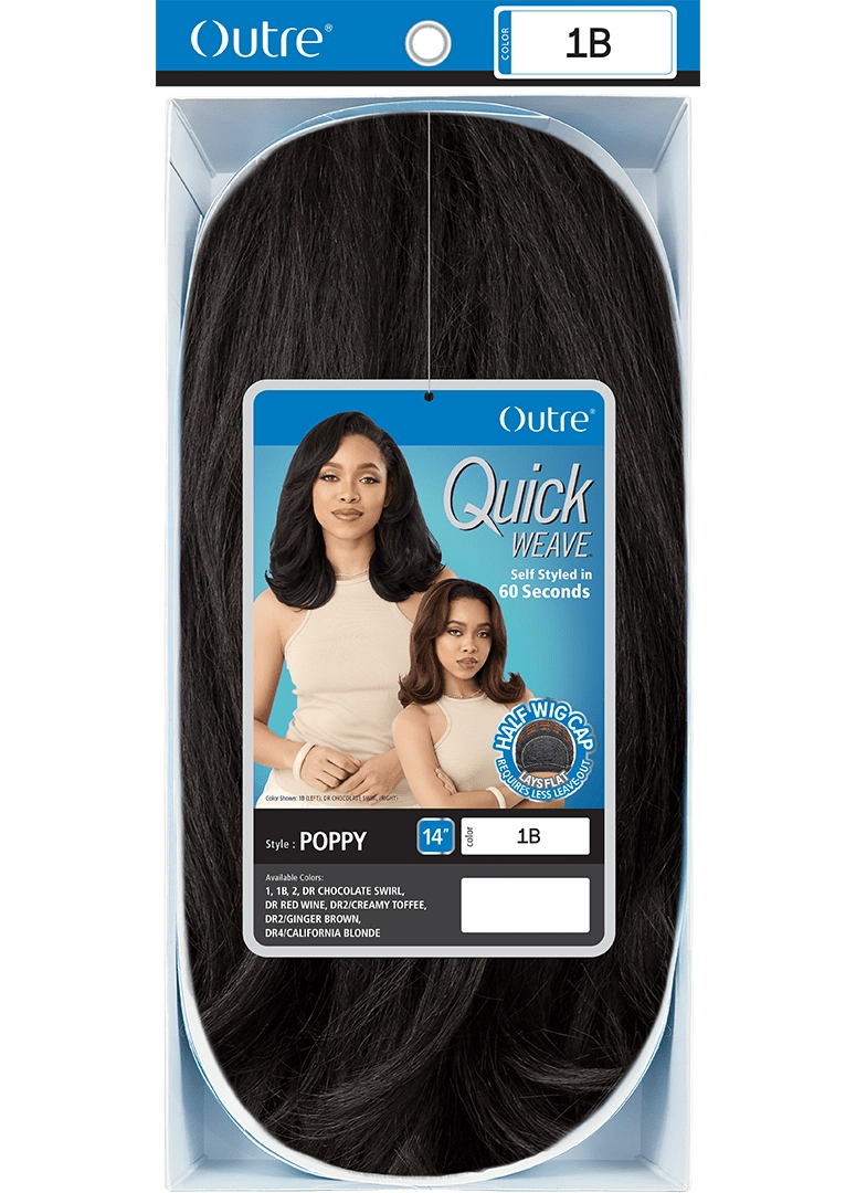 Quick Weave Synthetic Half Wig – Poppy - Beauty Exchange Beauty Supply