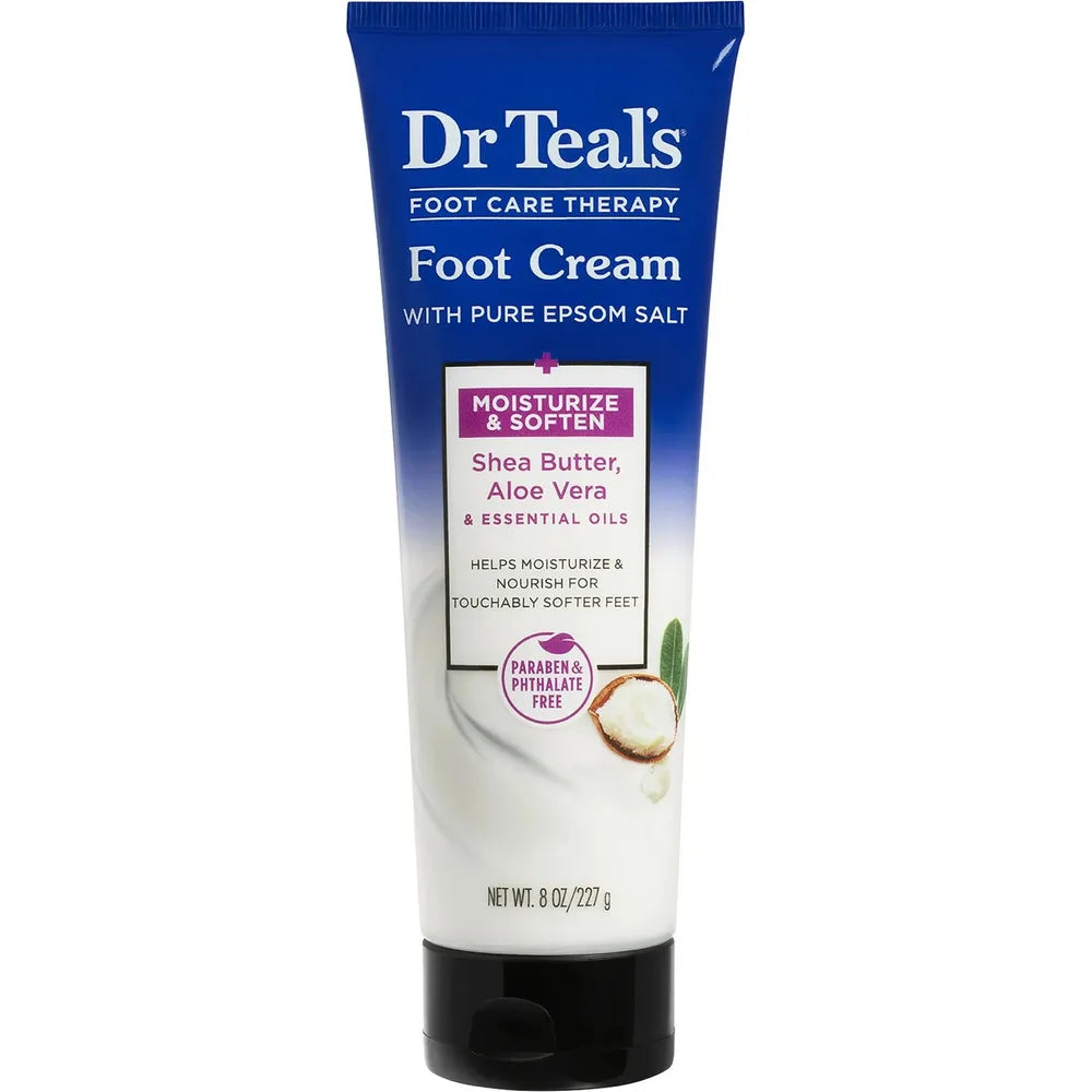 Dr Teal’s Shea Enriched Foot Cream - 8 oz