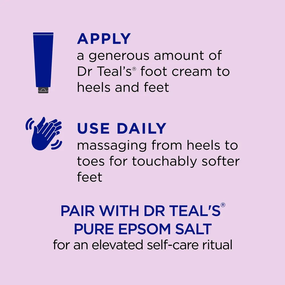 Dr Teal’s Shea Enriched Foot Cream - 8 oz