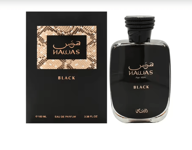 Rasasi Hawas Black Eau de Parfum Spray – 3.4 fl oz - Beauty Exchange Beauty Supply