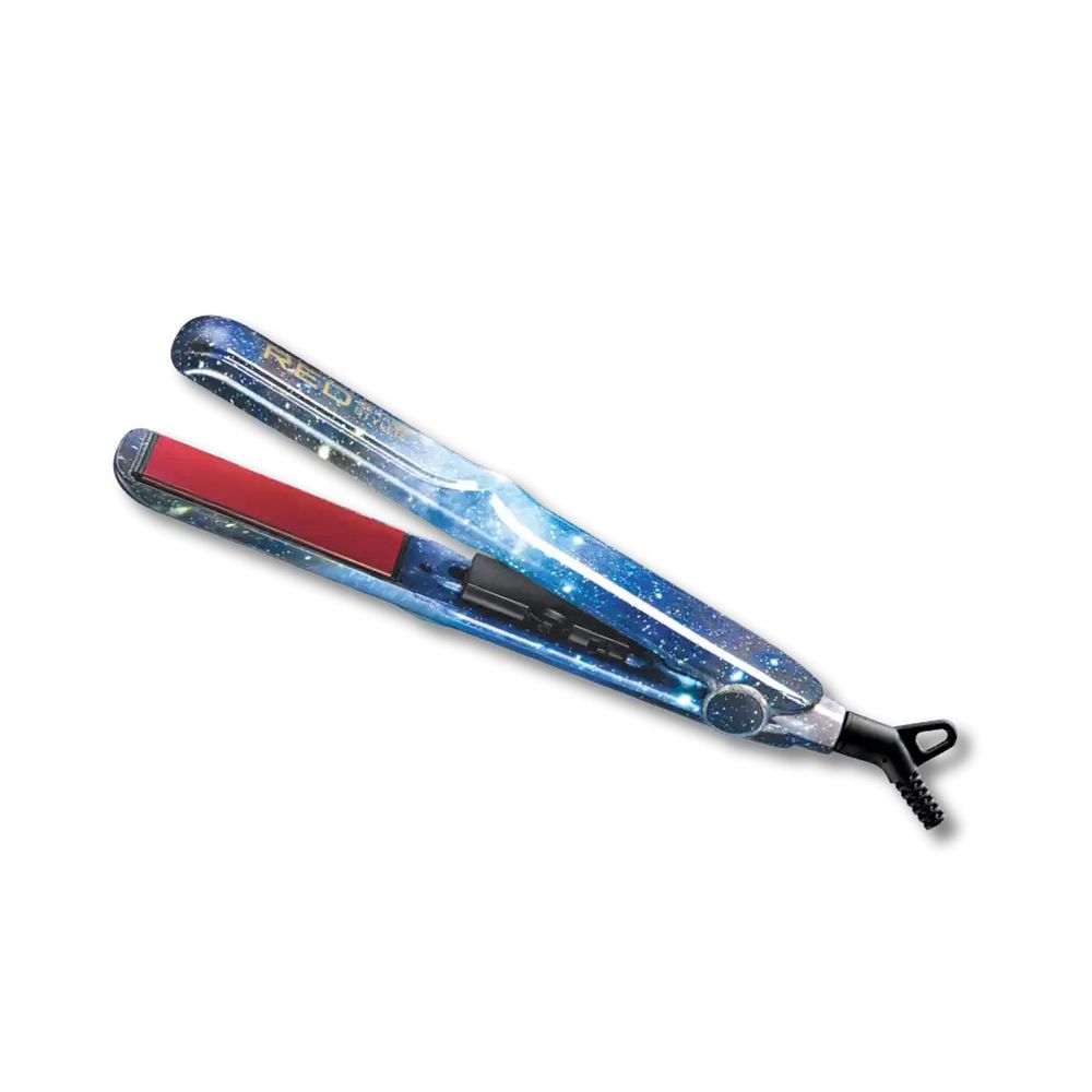 RED 1" FI Designer Series Flat Iron โ Galaxy, Leopard & Carbon Fiber Styles FI30โFI32 - Beauty Exchange Beauty Supply