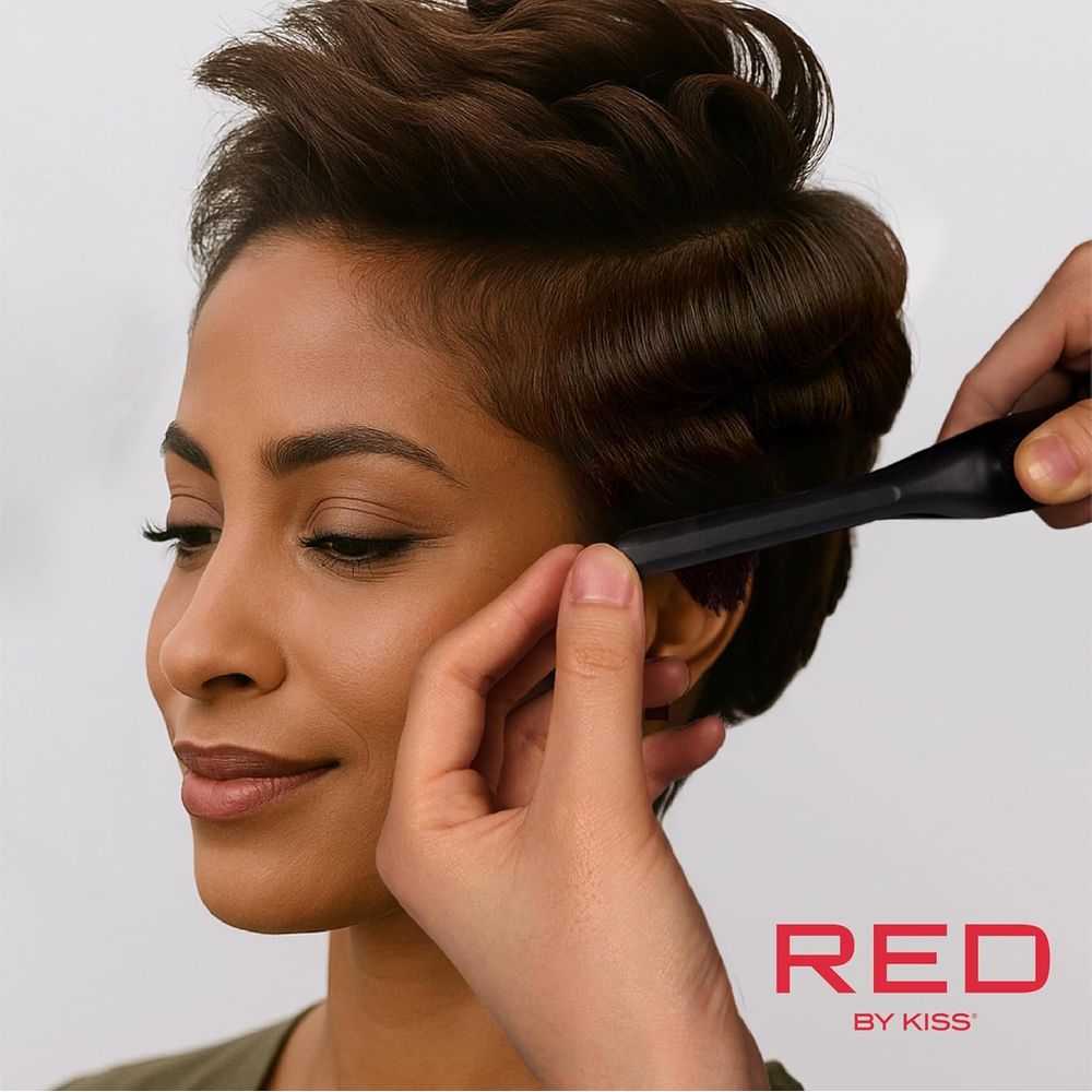 Red 3/10" Flat Iron – Sleek Styling, Salon Results, Compact Power - Beauty Exchange Beauty Supply