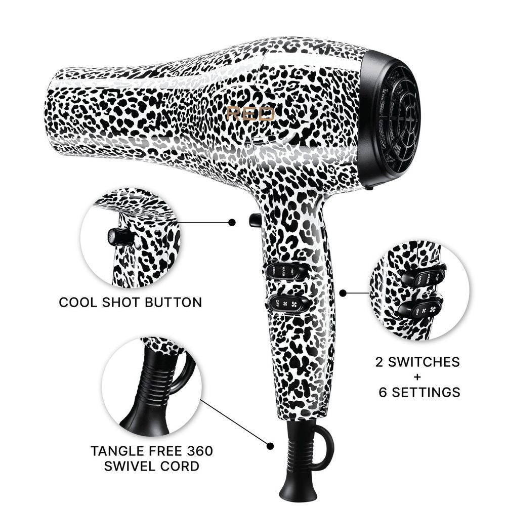 RED 3200 BD Designer Hair Brush – Galaxy, Leopard & Carbon Fiber Styles BD30–BD32 - Beauty Exchange Beauty Supply