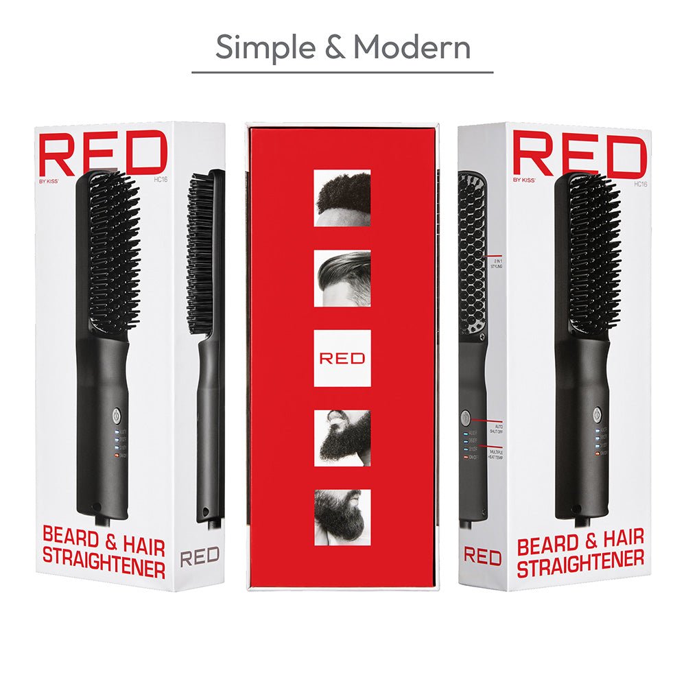 RED Beard & Hair Straightener – HC16 - Beauty Exchange Beauty Supply