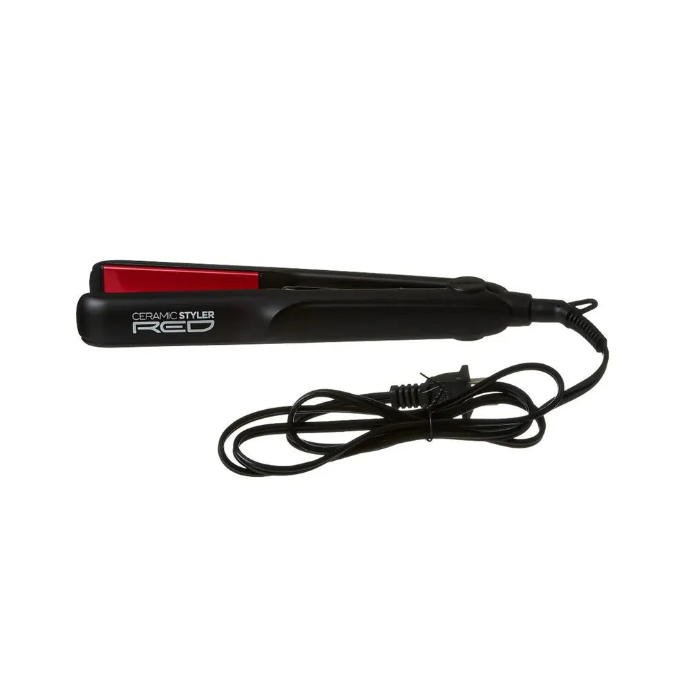 Red by Kiss 1" Ceramic Styler Flat Iron - Beauty Exchange Beauty Supply