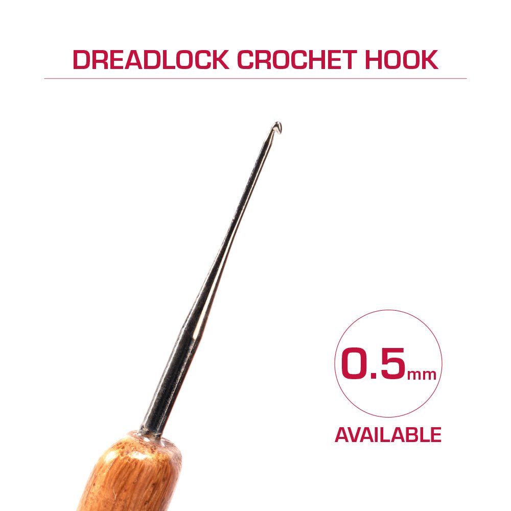 Red by Kiss 1 Hook Crochet Needle | 0.50 mm – WT45 – Ultra - Fine Precision for Delicate Hair Work - Beauty Exchange Beauty Supply