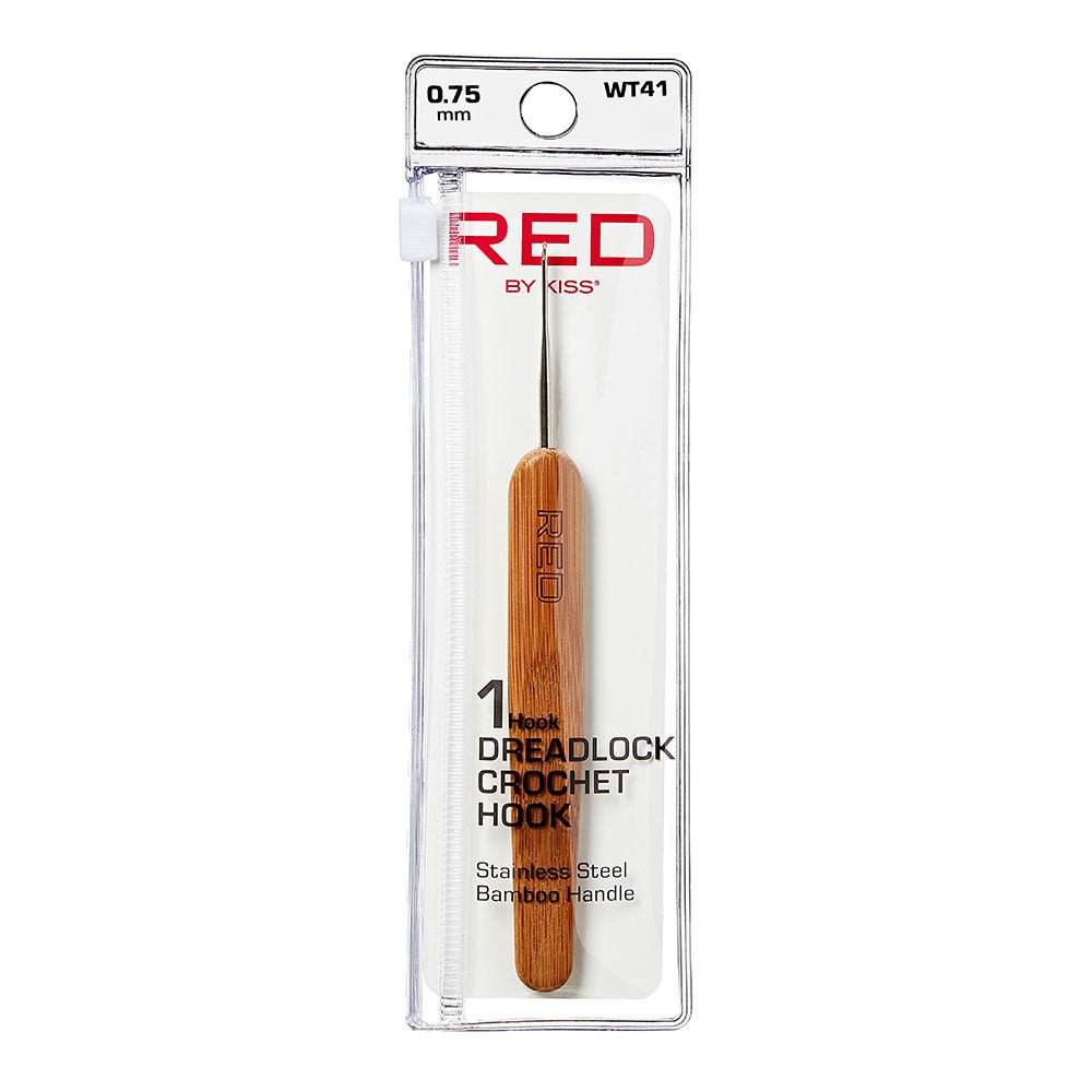 Red by Kiss 1 Hook Crochet Needle | 0.75 mm – WT41 – Precision for Braids, Locs & Crochet Styles - Beauty Exchange Beauty Supply