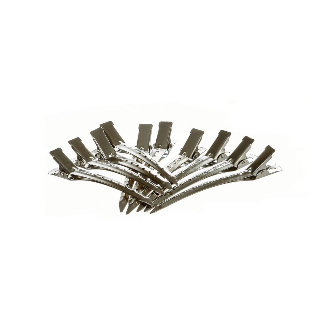 Red by Kiss 12 Pcs Duck Bill Clips | 2X Secure Hold โ HMC04 โ Firm Grip, Precise Sectioning for Flawless Styling - Beauty Exchange Beauty Supply