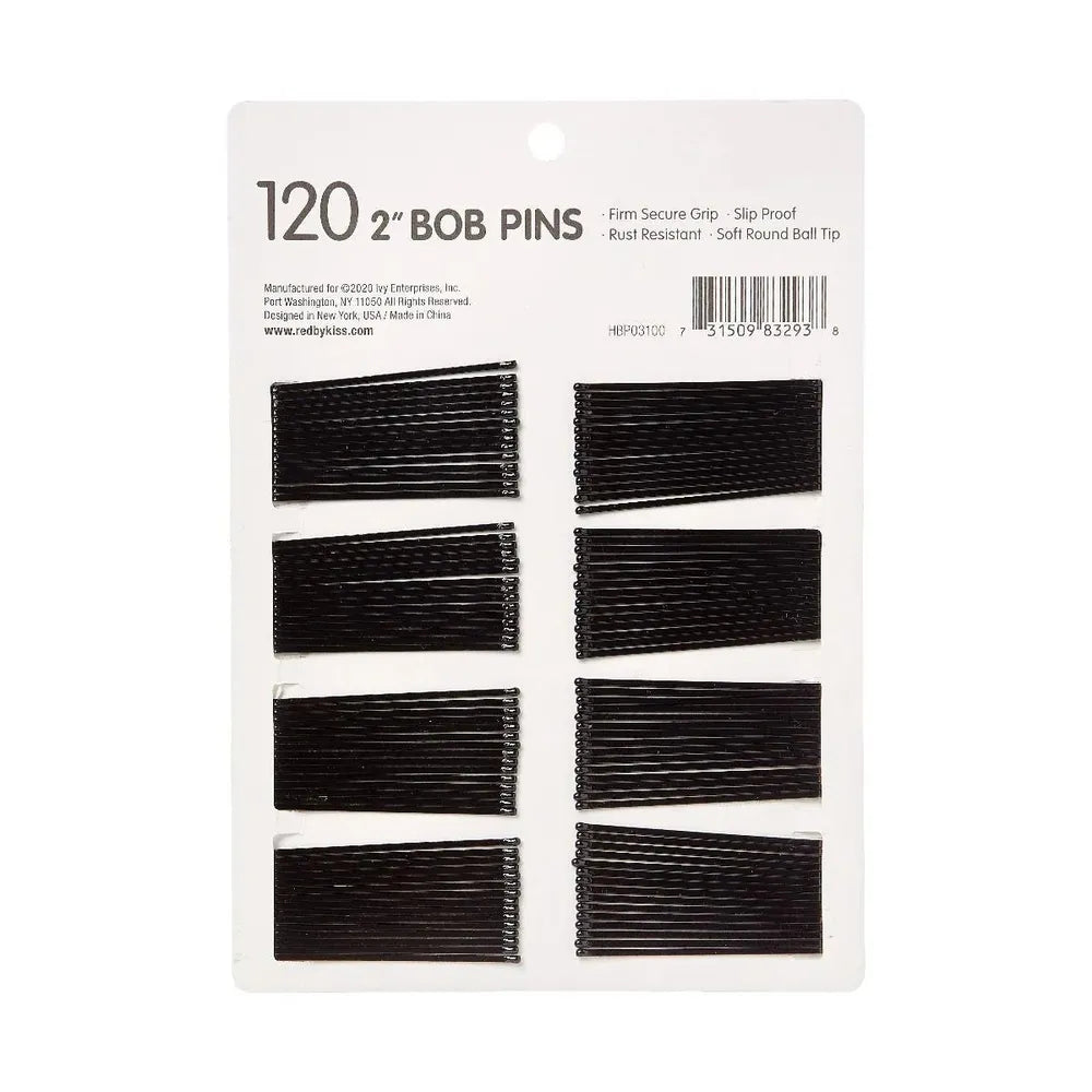 Red by Kiss 120 Pcs Bob Pins | 2" – HBP03 – Premium Hold for Stunning, Long - Lasting Hairstyles - Beauty Exchange Beauty Supply