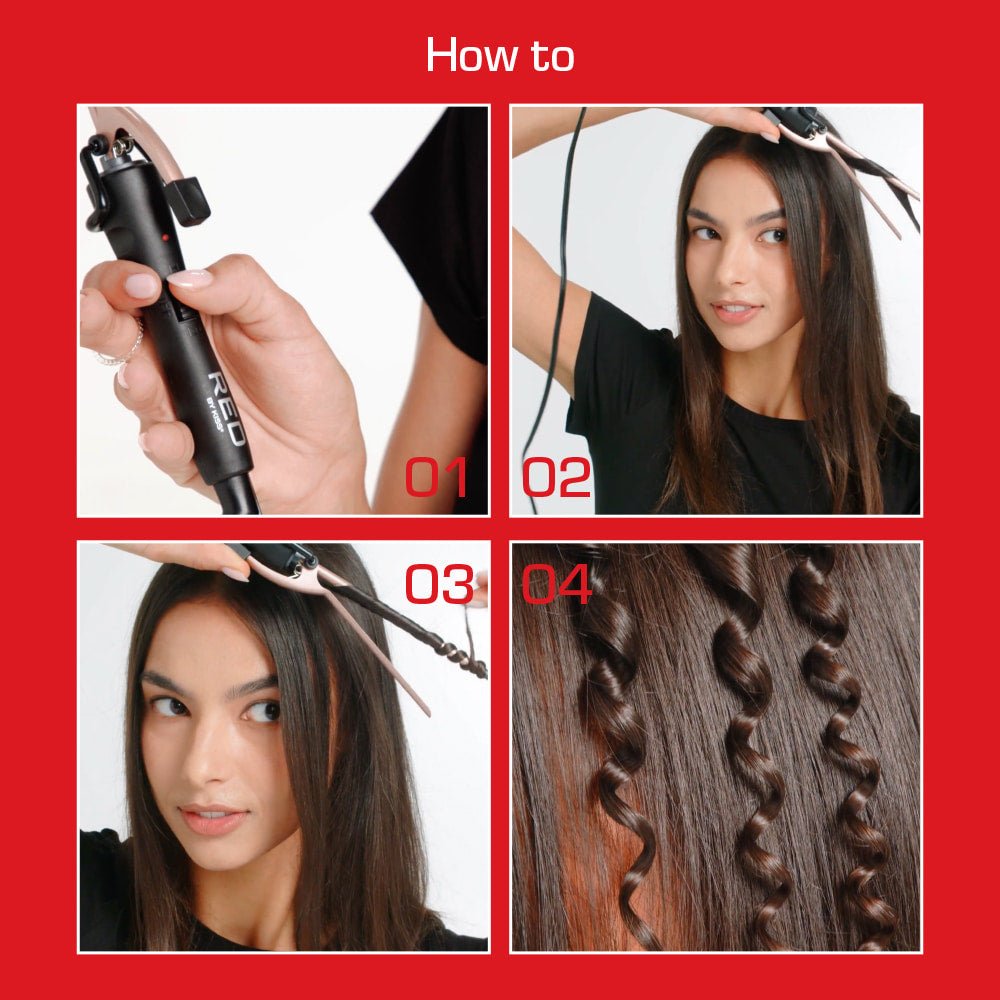 Red by Kiss 1/4 - Inch Pencil Curling Iron CI11 - Beauty Exchange Beauty Supply