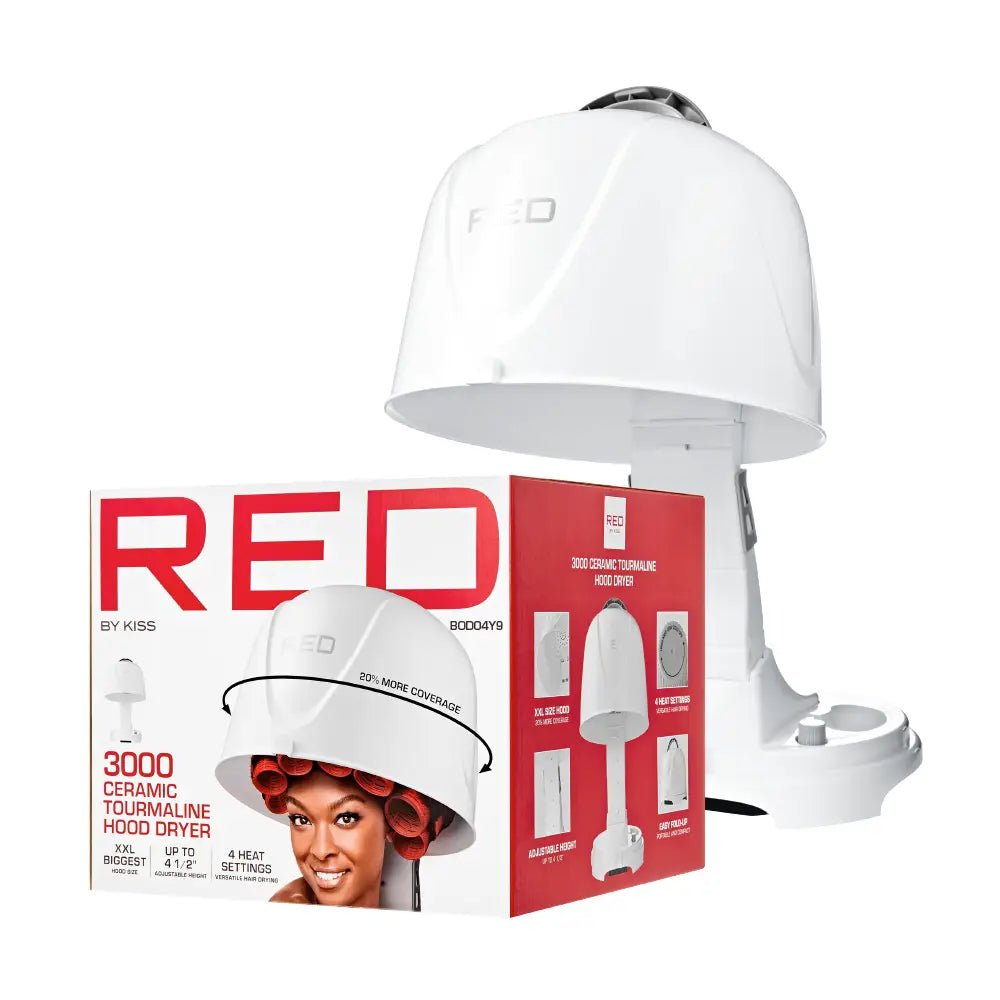 Red by Kiss 1875 Professional Hood Dryer