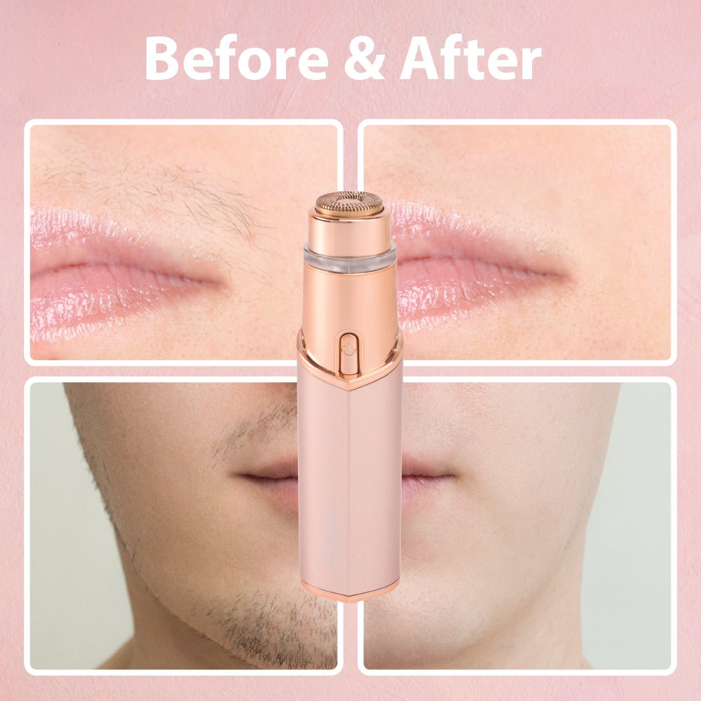 Red by Kiss 18K Gold Rechargeable Facial Hair Remover - Beauty Exchange Beauty Supply