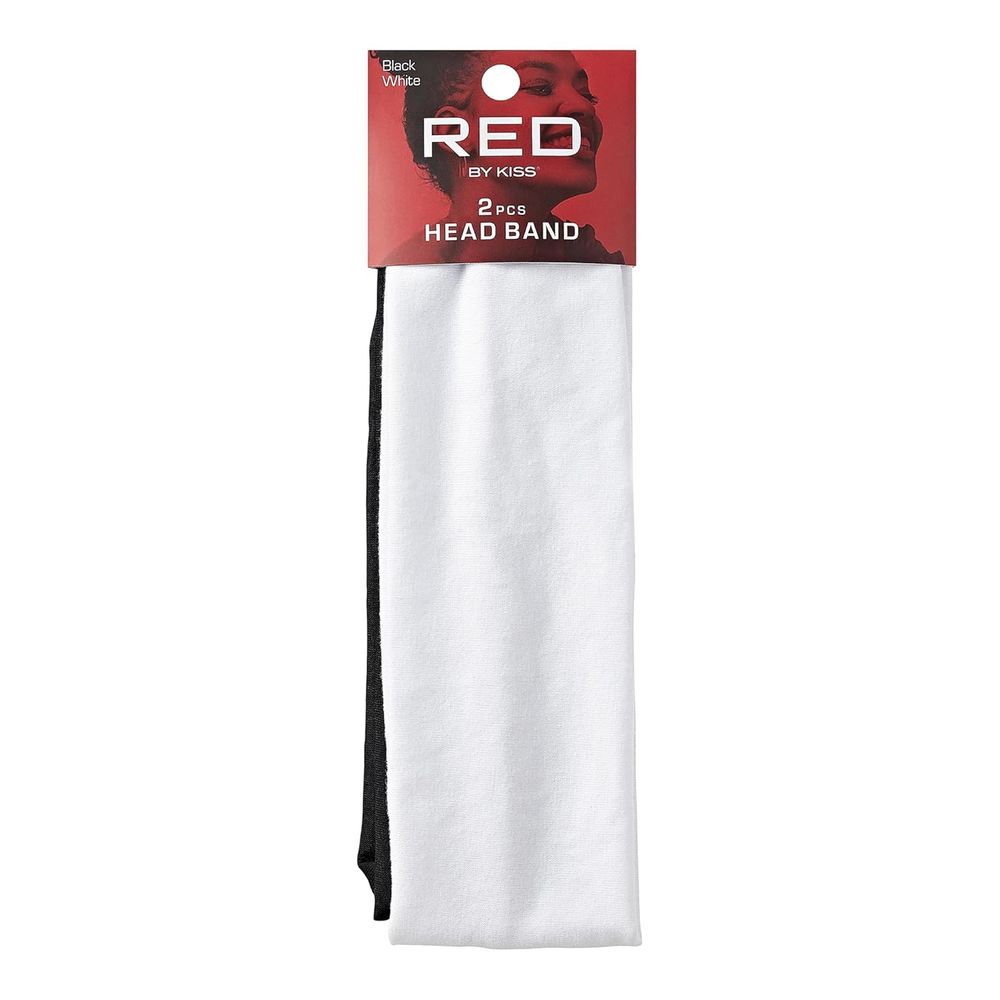 Red by Kiss 2 Pcs Headbands – Comfortable, Stretch - Fit Hairbands (HEB37) - Beauty Exchange Beauty Supply