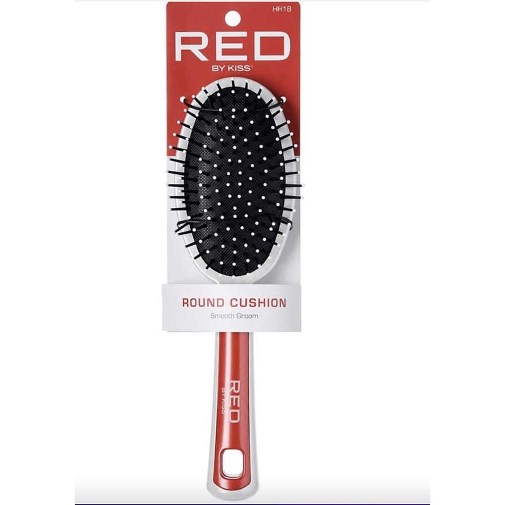 Red by Kiss 2 Round Cushion HH18 – Dual Round Cushions for Smooth Styling & Maximum Volume (Professional Styling Brush) - Beauty Exchange Beauty Supply