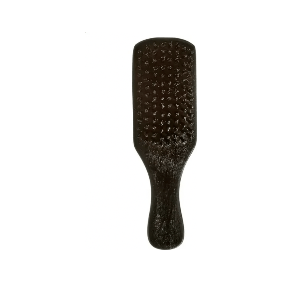 Red by Kiss 2 - Sided Club Boar Brush BOR08 – Dual Bristles for Versatile Wave Control & Daily Grooming (Soft & Firm Sides, Club Handle) - Beauty Exchange Beauty Supply