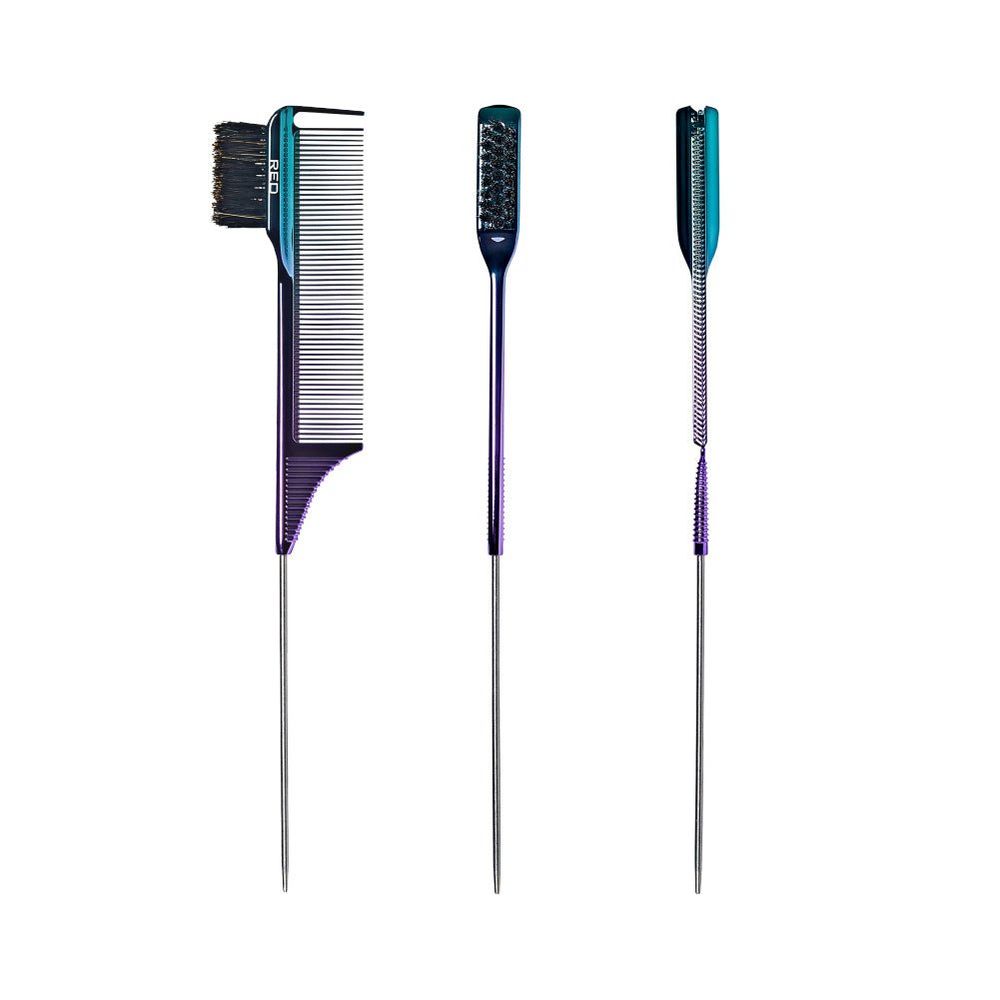 Red by Kiss 3 - in - 1 Edge & Parting Comb - Beauty Exchange Beauty Supply