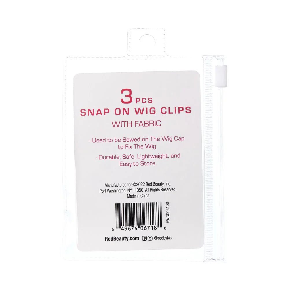 Red by Kiss 3 Pcs Spring Wig Clips – HWGC06 | Compact, Strong & Flexible Hold for Wigs & Hairpieces - Beauty Exchange Beauty Supply