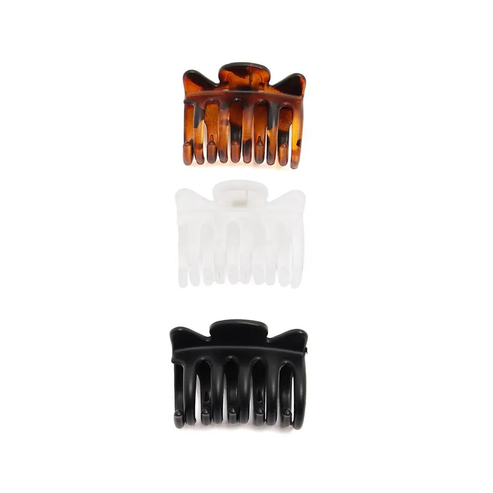 Red by Kiss 3 - Piece Claw Clip Set – Strong Hold, Assorted Sizes (HMC44) - Beauty Exchange Beauty Supply