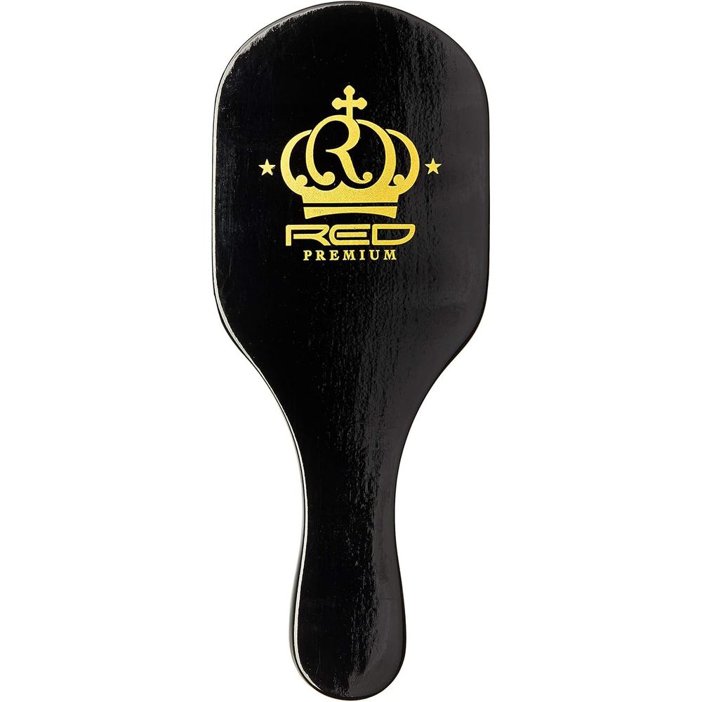 RED by KISS 360 Power Wave X Bow Wow Curved Palm Boar Brush (BR15) โ 100% Natural Medium Soft Bristles - Beauty Exchange Beauty Supply