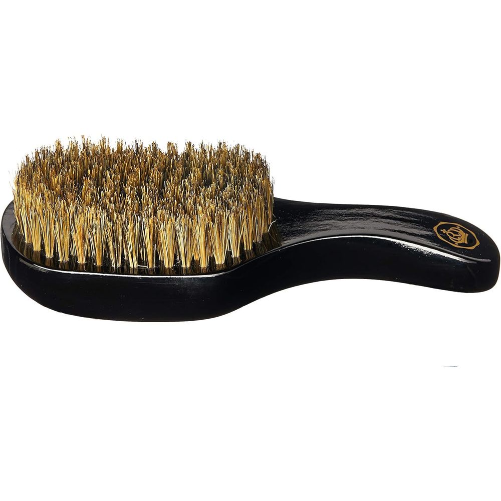 RED by KISS 360 Power Wave X Bow Wow Curved Palm Boar Brush (BR15) โ 100% Natural Medium Soft Bristles - Beauty Exchange Beauty Supply