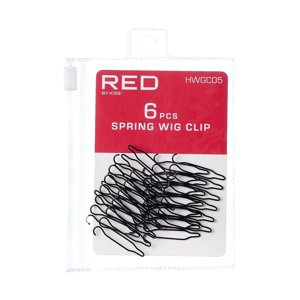 Red by Kiss 6 Pcs Spring Wig Clips – HWGC05 | Flexible, Durable Grip for Wigs & Hairpieces - Beauty Exchange Beauty Supply
