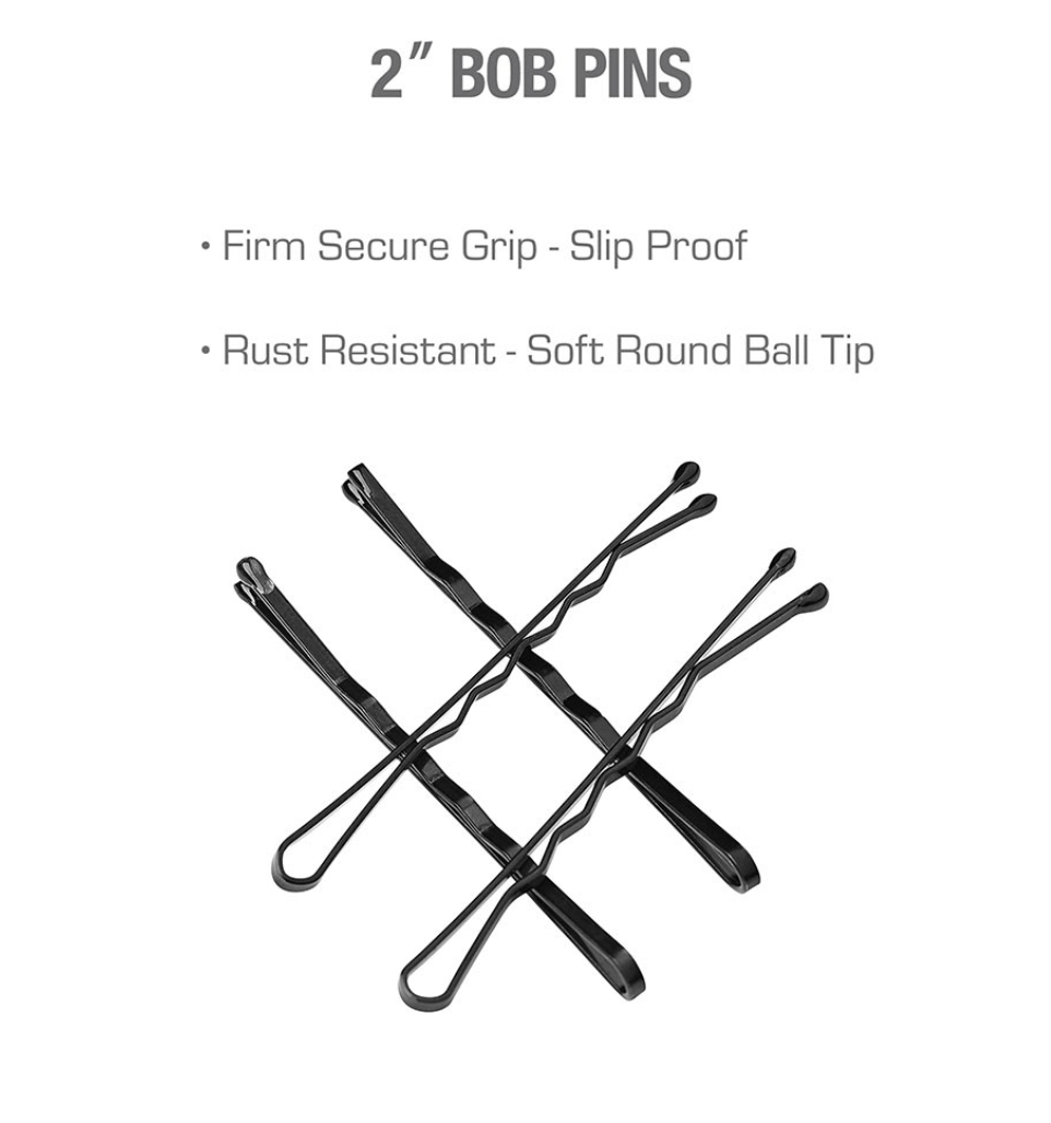 Red by Kiss 60 Pcs Bob Pins – 2" - Beauty Exchange Beauty Supply