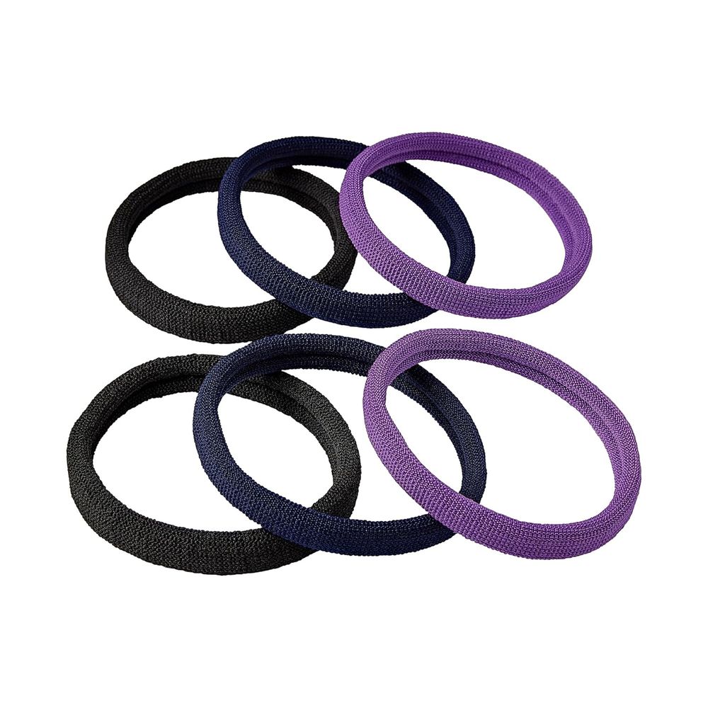 Red by Kiss 8 Pcs Medium Ponytail Holders – Assorted Colors, Strong Hold, No Breakage (HEB24) - Beauty Exchange Beauty Supply