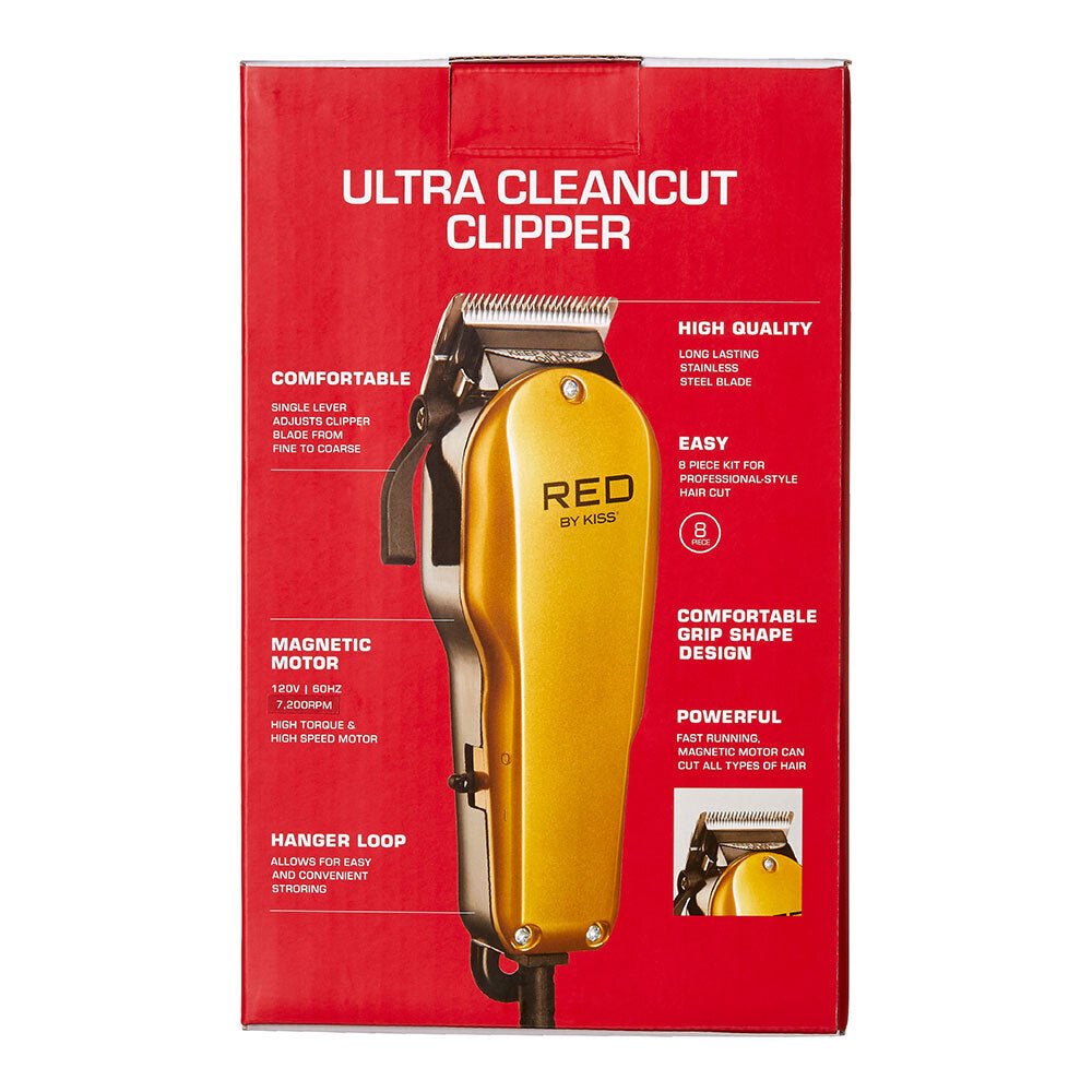 Red by Kiss Adjustable Blade Clipper – Ultra Cleancut - Beauty Exchange Beauty Supply