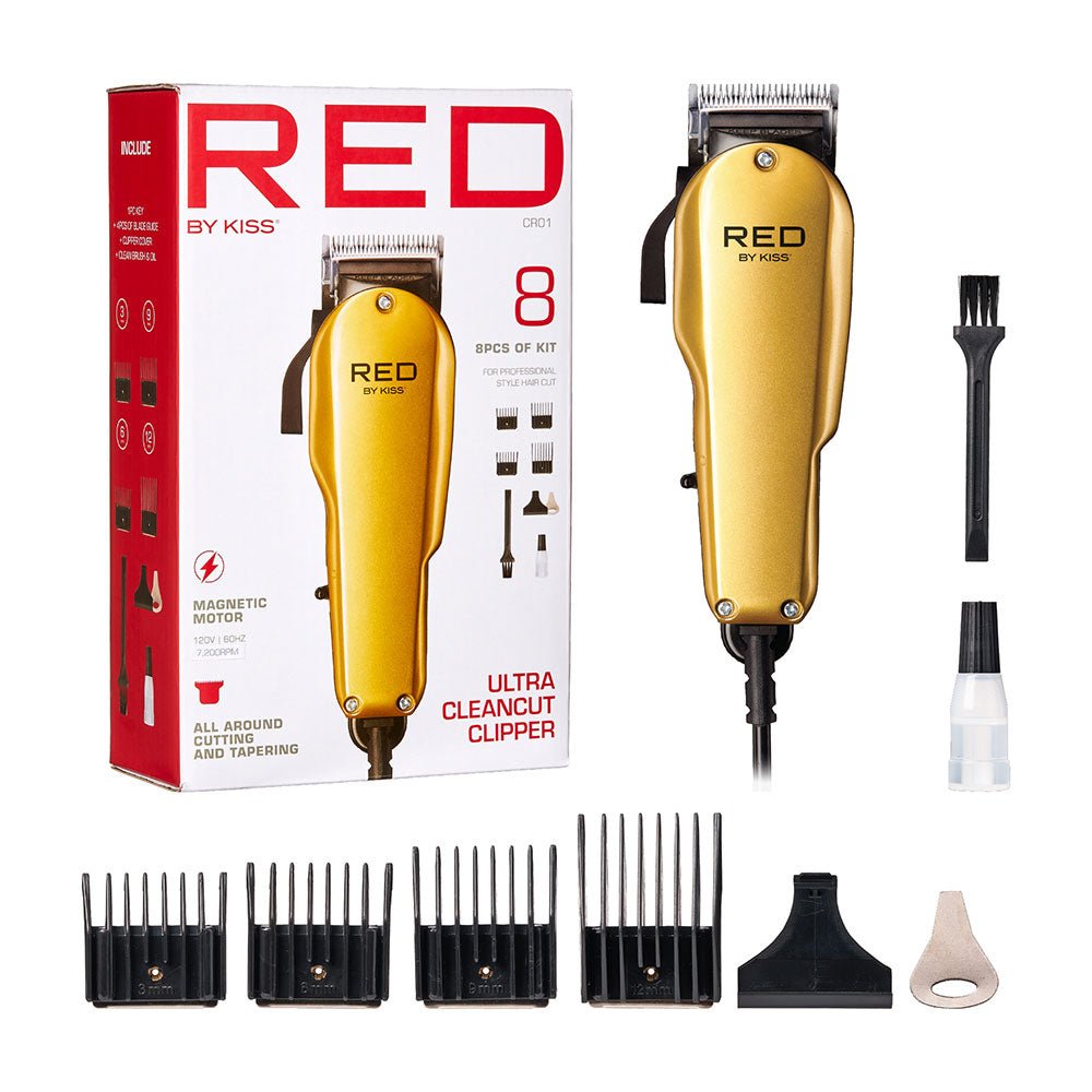 Red by Kiss Adjustable Blade Clipper – Ultra Cleancut - Beauty Exchange Beauty Supply