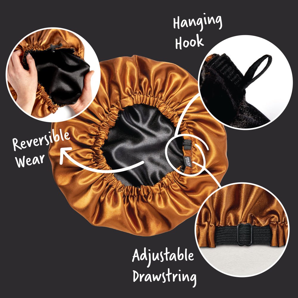 Red by Kiss Adjustable Ultra Silky Satin Bonnet – X - Large Fit, Custom Comfort, Luxe Feel - Beauty Exchange Beauty Supply